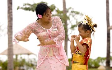 Traditional balinese dance